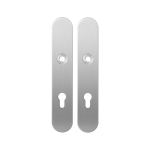GPF1100.20 long backplate rounded 72PZ satin stainless steel