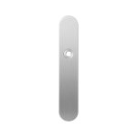 GPF1100.20L long backplate rounded blind left handed satin stainless steel