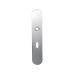 GPF1100.20R long backplate rounded lock 56 right handed satin stainless steel