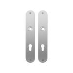 GPF1100.21 flat backplate rounded 72PZ satin stainless steel