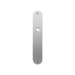 GPF1100.21L/R flat backplate rounded blind left-/ right handed satin stainless steel
