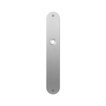 GPF1100.22L/R flat backplate rounded blind left-/ right handed satin stainless steel