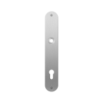 GPF1100.22L/R flat backplate rounded 92PZ left-/ right handed satin stainless steel