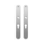GPF1100.23 flat backplate rounded 55PZ satin stainless steel