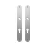GPF1100.23 flat backplate rounded 72PZ satin stainless steel