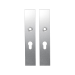 GPF1100.25 long backplate rectangular 55PZ satin stainless steel