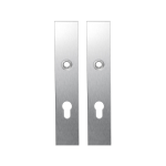 GPF1100.25 long backplate rectangular 72PZ satin stainless steel