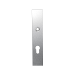 GPF1100.25L long backplate rectangular 72PZ left handed satin stainless steel