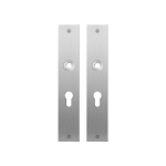 GPF1100.26 flat backplate rectangular 55PZ satin stainless steel