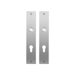 GPF1100.26 flat backplate rectangular 72PZ satin stainless steel