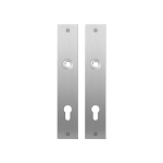 GPF1100.26 flat backplate rectangular 85PZ satin stainless steel