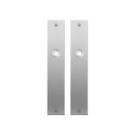 GPF1100.26 flat backplate rectangular satin stainless steel