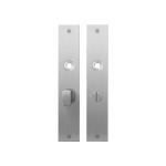 GPF1100.26 flat backplate rectangular bathroom 57/5 big knob satin stainless steel