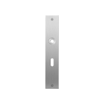 GPF1100.26L/R flat backplate rectangular lock 56 left-/ right handed satin stainless steel