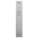 GPF1100.26L/R flat backplate rectangular left-/ right handed satin stainless steel
