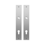 GPF1100.27 flat backplate rectangular 92PZ satin stainless steel