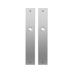 GPF1100.27 flat backplate rectangular satin stainless steel