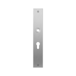 GPF1100.27L/R flat backplate rectangular 55PZ links-/ right handed satin stainless steel