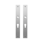 GPF1100.28 flat backplate rectangular 55PZ satin stainless steel