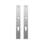 GPF1100.28 flat backplate rectangular 72PZ satin stainless steel