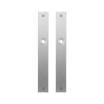 GPF1100.28 flat backplate rectangular satin stainless steel