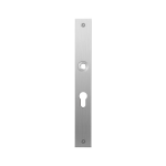 GPF1100.28L/R flat backplate rectangular 55PZ links-/ right handed satin stainless steel