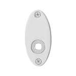 GPF1100.43L/R Rose 80x38x2mm polished stainless steel left-/right turning