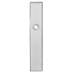 GPF1100.65 long backplate rectangular polished stainless steel