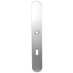GPF1100.70L long backplate XL rounded lock 72 left handed satin stainless steel