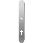 GPF1100.70R long backplate XL rounded 85PZ right handed satin stainless steel