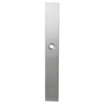GPF1100.75 long backplate XL rectangular satin stainless steel