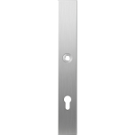 GPF1100.75L long backplate XL rectangular 85PZ left handed satin stainless steel