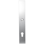 GPF1100.75L long backplate XL rectangular 92PZ left handed satin stainless steel
