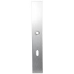 GPF1100.75R long backplate XL rectangular lock 72 right handed satin stainless steel