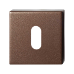 GPF1102.A2.0901 Keyhole escutcheon 50x50x8 mm Bronze blend