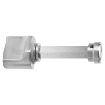 GPF1110.09 Turn and Release set spindle 8mm satin stainless steel