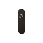 GPF1110.A1 short backplate rounded Dark blend with welded knob fastener