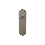 GPF1110.A3 short backplate rounded Mocca blend with welded knob fastener