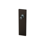 GPF1115.A1 short backplate rectangular Dark blend with welded knob fastener