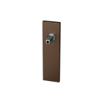 GPF1115.A2.442 short backplate rectangular lock 72PZ Bronze blend with welded knob fastener