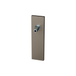 GPF1115.A3 short backplate rectangular Mocca blend with welded knob fastener
