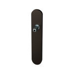 GPF1120.A1 long backplate rounded Dark blend with welded knob fastener