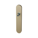 GPF1120.A4.442 long backplate rounded lock 72PZ Champagne blend with welded knob fastener