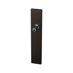GPF1125.A1 long backplate rectangular Dark blend with welded knob fastener