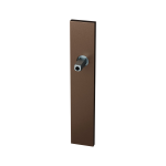 GPF1125.A2.411 long backplate rectangular lock 72 Bronze blend with welded knob fastener