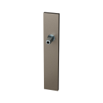 GPF1125.A3.400 long backplate rectangular blind Mocca blend with welded knob fastener