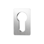 GPF1142.09 keyhole escutcheon 28x28x1,5mm satin stainless steel