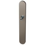 GPF1170.A3.401 long backplate XL rounded lock 56 Mocca blend with welded knob fastener