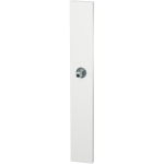 GPF1175.62.411 long backplate XL rectangular lock 72 white with welded knob fastener