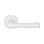 GPF1312.61-05 Pake white door handle on rose 50x6mm